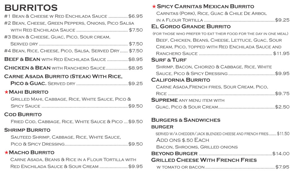 La Cantina Menu - Page_1